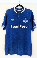 Match worn Everton 2018-19 Home - Medium - Andre Gomes