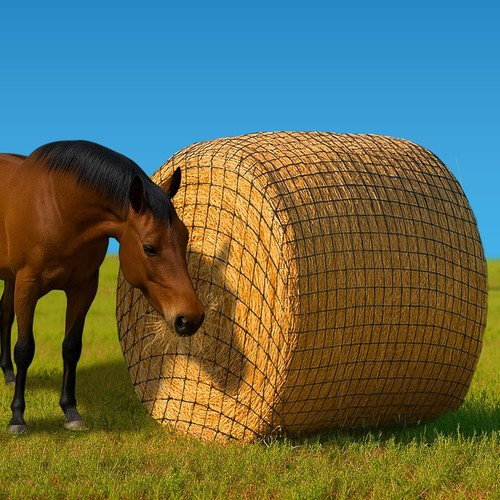 4x4 round bale hay net - hay, for