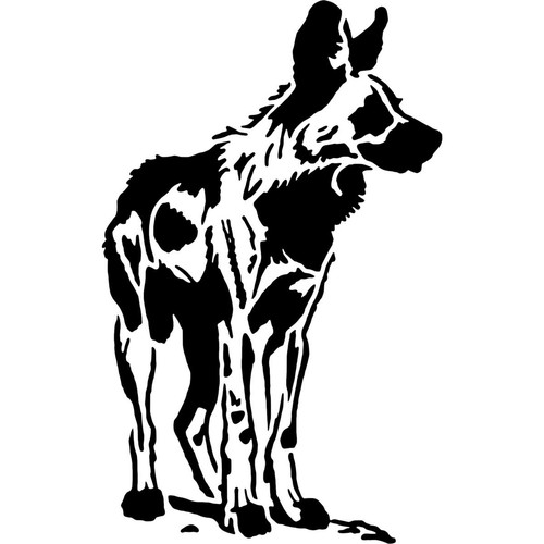 African wild dog reusable - wild, dog'