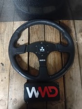 MITSUBISHI EVOLUTION LANCER  4 5 6 7 8 SPARCO STEERING WHEEL LEATHER 