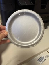 Silver 6-7/8" Paper Plates 24