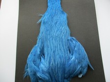 hen neck cape genetic doctor blue hackle feathers fly tying materials 