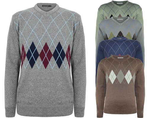 New men knitted long sleeve - knitted,