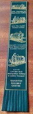 Quainton Buckinghamshire Railway Centre 🚂 Vintage Leather Bookmark EX FRONT B55