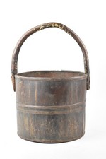 Vintage Wooden Milking Bucket 32cm Diameter & 50cm Height