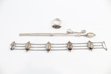 Links of London Sterling Silver Jewellery Necklace Bracelet Matching Set x 3