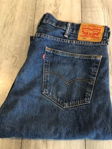 Mens levis 505 jeans - jeans, inch
