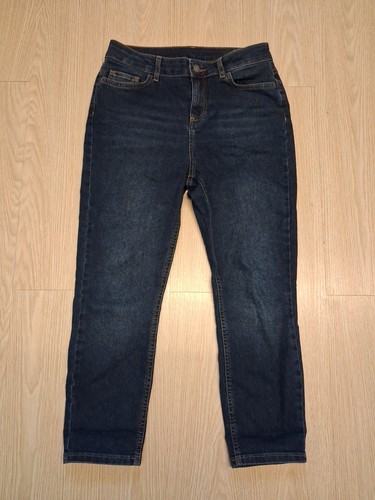 Size blue slim crop - tu,