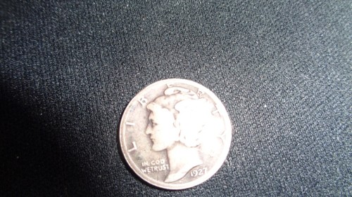 1927 mercury dime with - with, mint