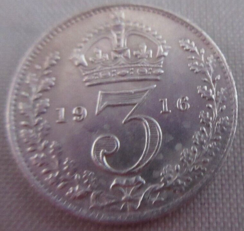 1916 king george bare - v, head