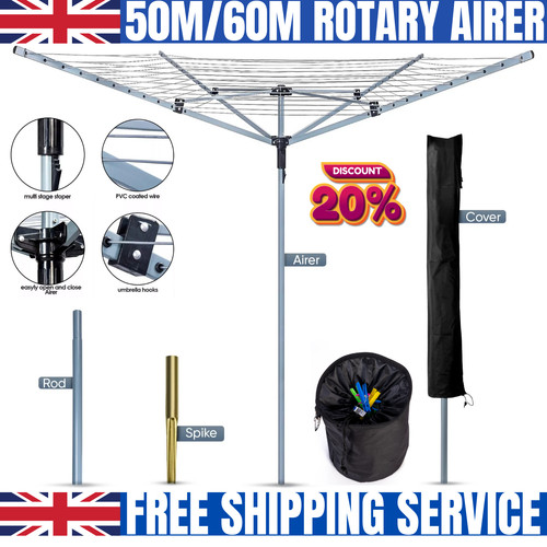 Rotary airer 50m - rotary, 60m
