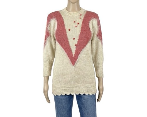 Womens vintage 80s long jumper - vintage,
