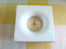 Mc white pottery clock in
