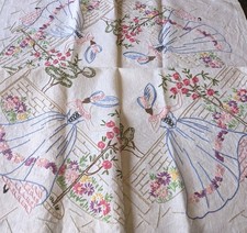 Stunning Vintage Linen Hand
