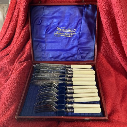 Vintage boxed sheffield epns - sheffield,