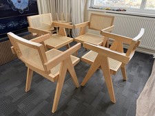 Set of 4 Solid Wooden Dining