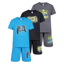Boys 3 Pack Short Pyjamas