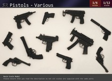 Pistol 1/12,  1/6 scale -