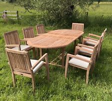 Brand New Luxury Teak Garden Table And 8 Chairs 🪴 FREE DELIVERY 🚚