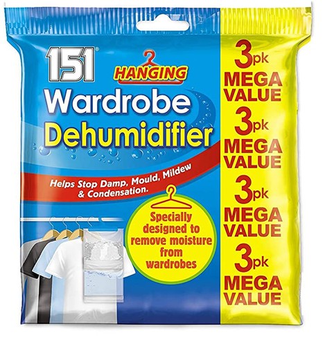 Hanging wardrobe dehumidifier - ,
