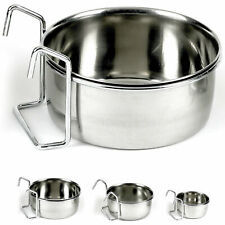 ONE  STAINLESS  STEEL DOG BOWL