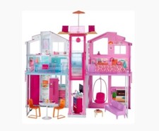 BARBIE Malibu Three-StoreyTown House With Lift And Roof Terrace.