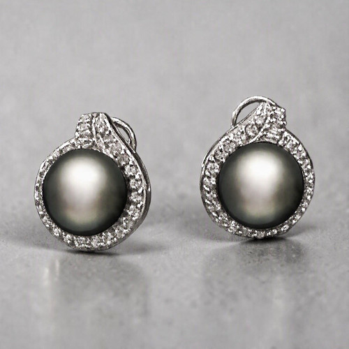 14k white gold - gold,, cultured