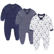 3Pieces Cotton Baby Girl & Boy