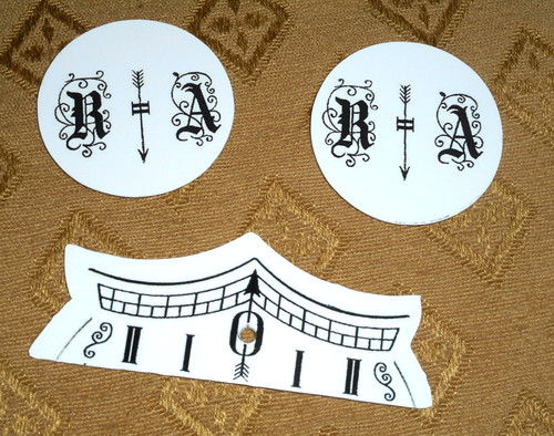 Clock beat scale and 2 - scale, 2"