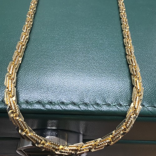 18k gold filled byzantine - 18k,