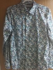 Simon Carter Westend Mens L/S Shirt Size L Multi Floral Print Cotton BNWOT