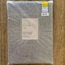 Dunelm Black & Grey Curtains