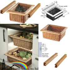 Hafele Pull Out Wicker Basket