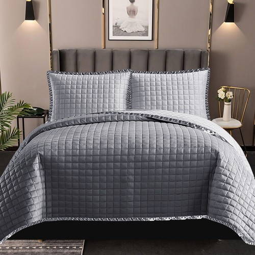 Piece quilted bedspread bed - bedspread,
