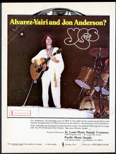 1978 yes jon anderson photo - yes,