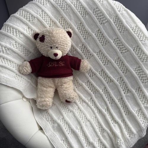 Hand knitted with love - with, baby
