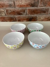 Cath Kidston Provence Rose Cereal Bowls X4 1 Chipped