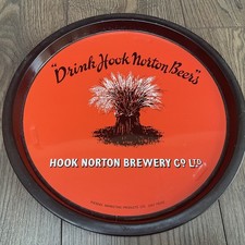 Vintage Hook Norton Brewery Tin Tray Man Cave 