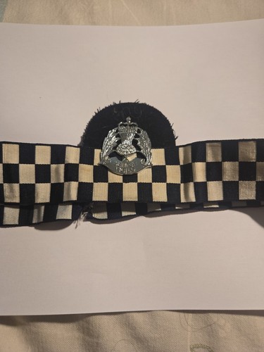 Scottish police cap - police, badge