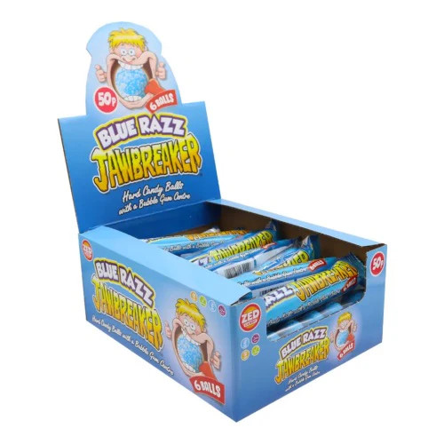 Zed candy blue razz - razz, jawbreaker