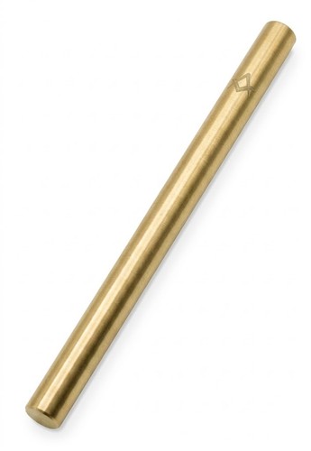 Brushed gold anodized aluminum - brushed,