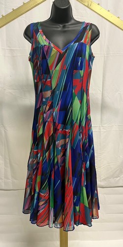 Abstract print dress joseph - abstract,