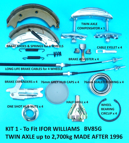 Brake shoes cables bearings - cables,,