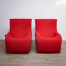 Pair of Classic Ikea Romme Reclining Chairs