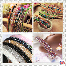 New Fashion Women Jewel Gems Headband Crystal Hair Band Girl Ladies Headwear UK