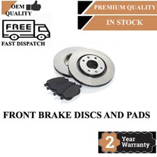 FRONT BRAKE DISCS AND PADS FOR