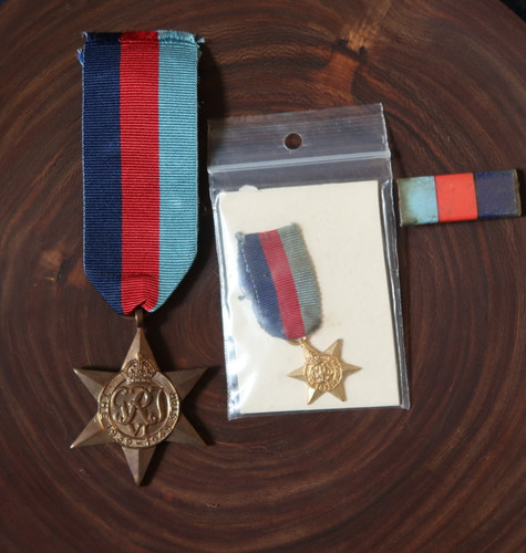 1939 1945 star with - with, miniture