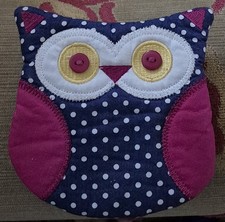 Owl Quilted Purse