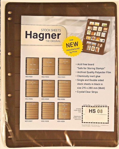 Stamp stock pages hagner 8 - stock,