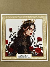 Handmade Gothic Birthday Card